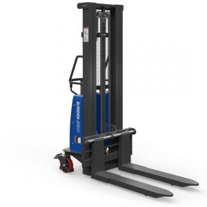 Gerbeur semi-électrique HSE1000/3 du groupe de marchandise B, hauteur de levage 85 - 3.000 mm, force de levage 1.000 kg, SolidHub
