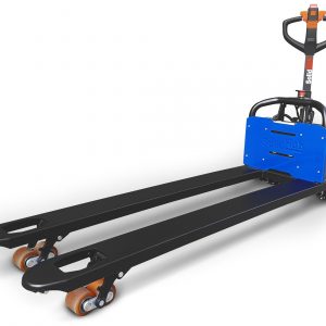 Transpalette électrique Li-Ion HWE15-L, Lithium-Ion 24 V 25 Ah, Capacité de charge 1.500 kg, longueur de la fourche 1.800 mm, SolidHub